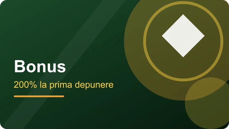 Instant Casino – Bonusul de 200% și cashback-ul Instant Bonusul de 200% și cashback-ul Instant – ilustrație pentru secțiunea Instant Casino